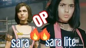 PUBG Sara Character or real life Sara lite 🤩🤩