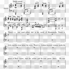 The Green Eye Of The Yellow God Sheet Music Hd Png Download 686x746 3314671 Pinpng