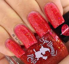 Spellbound Nails Red Hot Musings Of The Wife Of A Jedi Nails Black Nails Red