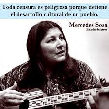 Mercedes Sosa Sobre La Censura Mercedes Sosa Speak The Truth Quotes