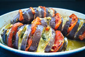 Gefullte Aubergine Rezept Mit Tomate Und Mozzarella Rezept Gefullte Auberginen Rezepte Tomaten Rezepte Aubergine Rezept