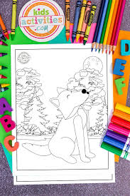These wolf coloring pages activity will not only interest them to color, but will also help them know the facts associated with various animals. Free Howlingly Cute Wolf Coloring Pages Kids Activities Blog