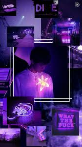 Related purple aesthetic retro neon room wallpapers. View 17 Purple Aesthetic Wallpaper Iphone Neon Lockscreen