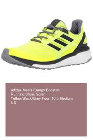 Adidas Black And Yellow Running Shoes Adidas Men S Energy Boost M Running Shoe Solar Yellow Black Grey Four 10 5 Medium Us Hot Adidas Men Running Shoes Yellow Black