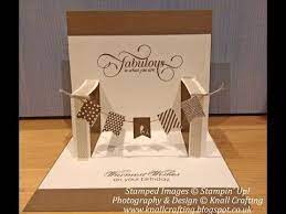 Pin By Tara Johnson Independent Stam On Sale A Bration 2014 Pop Up Cards Pop Up Banner Card Tutorial