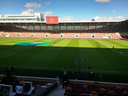 The new stadium is located at right opposite kew bridge train station. Ian Westbrook On Twitter Delighted And Privileged To Have Been Asked To Cover The First Competitive Game At Brentfordfc New Brentford Community Stadium For Westlondonsport Being Inside Just Takes Your Breath Away