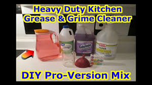 Before degreasing your oven, don't forget to protect the heating elements and broilers from coming into contact with your homemade cleaner. Diy Heavy Duty Kitchen Pro Degreaser Remove Grease Grime Clean Stove Glass Counter Top Wall Youtube