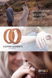 Copper And Elements Infused Silicone Rings Alternative Wedding Bands For Active Lifestyles And Fashion Forw Enso Rings Wedding Bands Alternative Wedding Bands