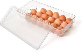 You have searched for plastic egg tray for refrigerator in many merchants, compared about products prices & reviews before deciding to buy them. Totally Kitchen Plastic Egg Holder Bpa Free Fridge Organizer With Lid Handles Refrigerator Storage Container 21 Egg Tray Clear Amazon Ca Home