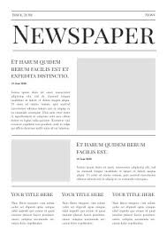 Often (particularly in tabloid newspapers), titles contain a fun play on words known as a. Free Editable Newspaper Templates Flipsnack