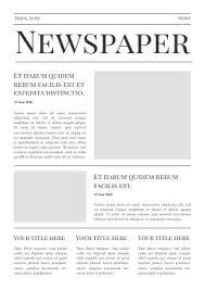Free for commercial use high quality images Free Editable Newspaper Templates Flipsnack