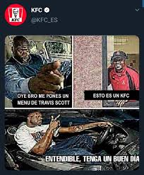 You can create meme chains of multiple images stacked vertically by adding new images with the below. Kfc Spain Posted This Travisscott