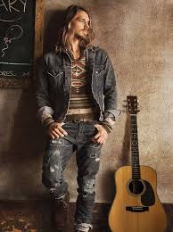Guys With Long Hair Long Hair Styles Men Boho Men Denim And Supply