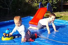 Make the stream taller or shorter depending on the comfort of your kids. How To Make A Diy Splash Pad In 30 Minutes Taming Little Monsters