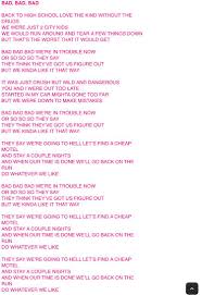 Bad Bad Bad Lany Lyrics Sabelline Lany Lyrics Lyrics Aesthetic High School Love