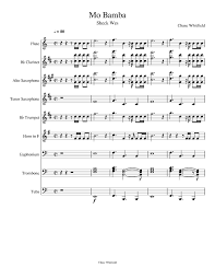 Welcome to river city music! Mo Bamba Sheet Music For Trumpet In B Flat Trombone Flute Drum Group More Instruments Marching Band Musescore Com