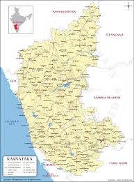 Karnataka state india vector map silhouette stock vector. Karnataka Map Hd