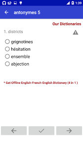 L'utilisation du service de dictionnaire des synonymes minute est gratuite et réservée à un usage strictement personnel. Antonymes Et Synonymes Pour Android Telechargez L Apk