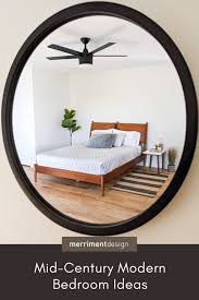 Clean lines, raised legs, straight edges, and normal wood. Before And After Simple Mid Century Modern Bedroom Makeover Merriment Design