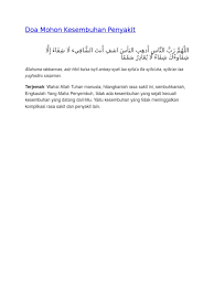 Check spelling or type a new query. Doa Mohon Kesembuhan Penyakit