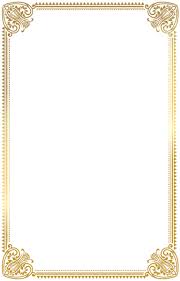 Border Frame Gold Deco Png Clip Art Image Frame Border Design Clip Art Frames Borders Floral Border Design