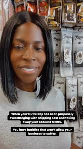 We won’t be stopped‼️, We’ve done nothing but good business with Outre. Our  current @outre_hair rep has purposely tried to hold us back because an  error he made