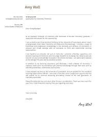 Make sure you have a nice mix of responsibilities and accomplishments. Chemistry Professor Cover Letter Example Kickresume