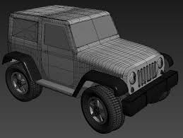 Jeep Free 3d Model Motocikl