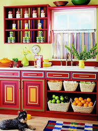 multi colored kitchen decorative ideas