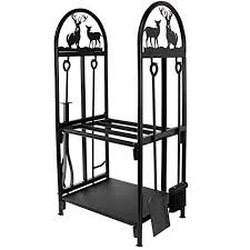 19th century copper log holder, log bin. Inno Stage Firewood Log Rack Double Layer With Fireplace 4 Tools Set Fire Wood Bin Holder For Indoor Outdoor Tool Kit Storage No Screws Are Required For Assembly Walmart Canada