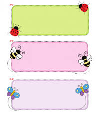 Name Cards For Girls Kidspressmagazine Com Name Tag For School School Labels Name Cards
