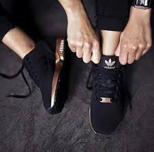 Adidas Black And Gold Boots Black Gold Zx Flex Adidas Black Adidas Shoes Adidas Shoes Women Black Running Shoes