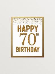 Birthday celebration happy birthday cake cake party greeting colorful love. Happy 70th Birthday Sign Cheers To 70 Years 70th Anniversary Sign Confetti Gold Birthda Geburtstagszeichen Gold Geburtstagsparty Geburtstag Dekoration Ideen