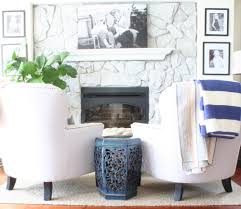 When it comes to matching limestone fireplace packages with your room, they are extremely versatile. How To Whitewash Stone Diy Fireplace Makeover Coastal Collective Co