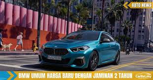 The major service includes 4 litre of petronas semi synthetic engine oil priced at rm108, oil filter at rm12.22, spark plug 4 pieces rm 38, air filter drop in rm23.71, drain plug gasket rm3.32, brake fluid refill service dot 4 rm18, radiator coolant rm12.72, gear box oil 2.5 litre rm32.50 and labour cost rm120. Bmw Malaysia Umum Harga Baru Bagi 2021 Lebih Murah Dengan 2 Tahun Tempoh Jaminan Auto News Carlist My