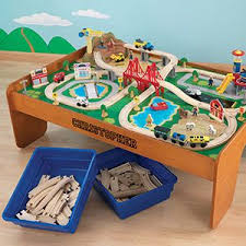 Kidkraft Personalized Waterfall Mountain Train Set And Table Train Set Table Kids Train Table Personalised Gifts Unique