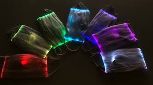 Led Face Cover Light Up Face Mask 7 Color Modes 5 Control Modes Tryptix