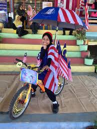 Antara yang mendapat sambutan ialah pertandingan hiasan basikal merdeka…. Program Kemerdekaan Basikal Berhias Skhmt