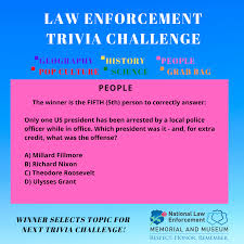 Many were content with the life they lived and items they had, while others were attempting to construct boats to. National Law Enforcement Museum Our Law Enforcement Trivia Challenge Continues With A Question From The People Category How To Play Several Times A Week We Will Post A Challenge In One