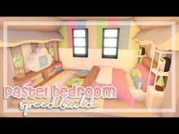 Pastel Bedroom Speedbuild Adopt Me Adopt Me Speedbuild Youtube In 2021 Pastel Bedroom Luxury Kids Bedroom Cute Room Ideas