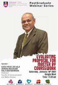 Semantic scholar profile for rohaiza ahmad redzuan, with 5 highly influential citations and 10 scientific research papers. Postgraduate Webinar Series Evaluating Proposal For Master By Coursework