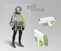 Artstation Silver Needle Luca Xu Art Toys Design Anime Character Design Concept Art Characters