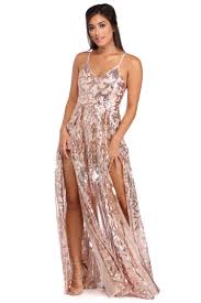 Grace Rose Gold Princess Dress Windsor Alira If It Were Slightly Less Sequined Rose Gold Prom Dress Dresses Mauve Prom Dress