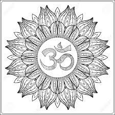 For boys and girls, kids and adults, teenagers and toddlers, preschoolers and older kids at school. Deco Mandala With Om Sign Patterned Design Element Ethnic Amulet Royalty Free Cliparts Vectors And Stock Illustration Image 66785590