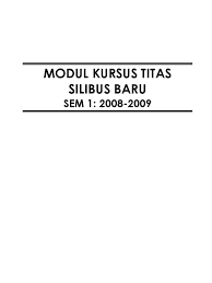 Mata pelajaran tamadun islam dan tamadun asia (titas) tugasan kumpulan tajuk : Modul Titas