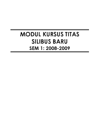 Islam dan pengajian islam di malaysia melalui. Modul Titas