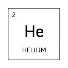 Black And White Element Cell For Helium Uranus Planet Periodic Table Black And White