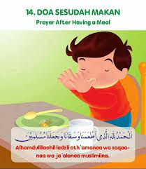 Duaa After Finish Eating Doa Agama Hafalan