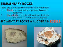 Check spelling or type a new query. Sedimentary Rocks There Are 2 Ways Sedimentary Rocks Are Formed 1 Clastic Are Made From Sediments Glued Together 2 Non Clastic Not Glued Together Include Ppt Download