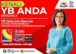 Ginie lim siew lin is a malaysian politician and served as malacca state executive councillor. Melakafm Kenali Yb Anda Bersama Yb Ginie Lim Siew Lin Facebook